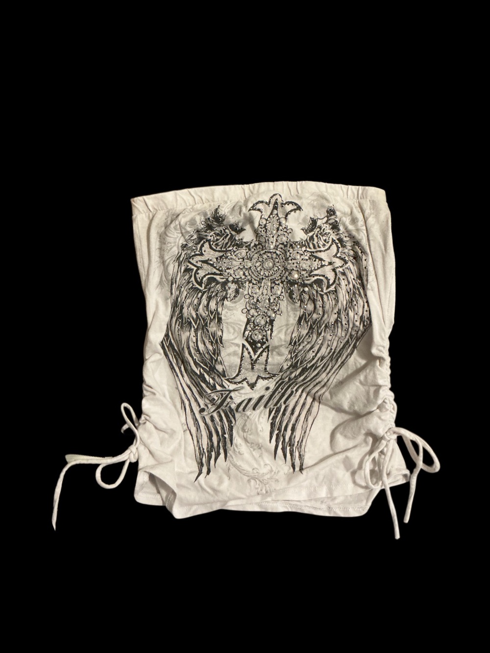 Y2K tube top WHITE
